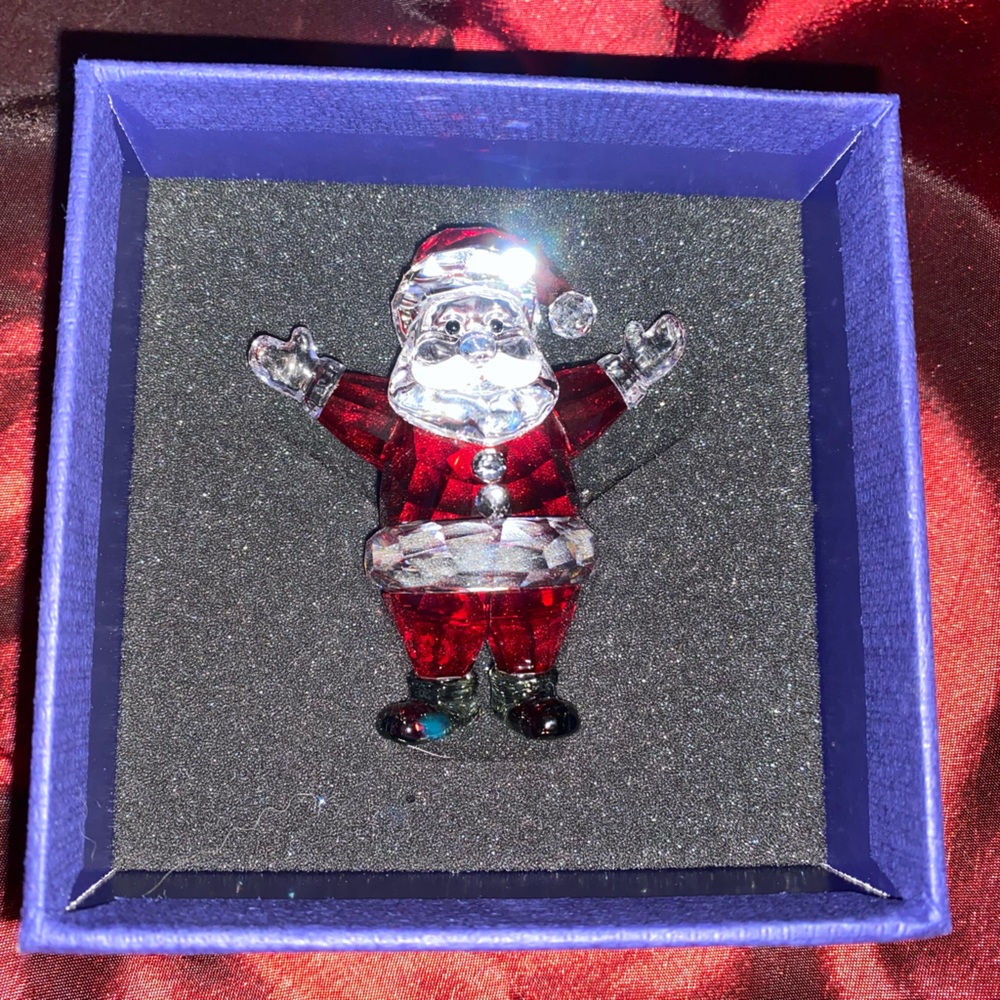 Swarovski Crystal Santa Claus Figurine